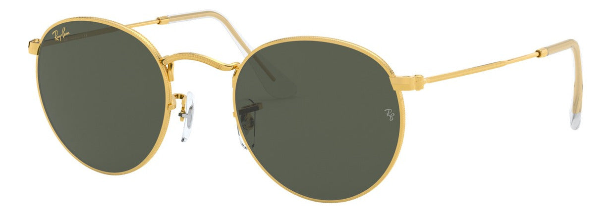 Gafas de Sol Ray Ban Round Metal Doradas Unisex Lentes Verdes RB3447 - 91963150