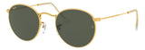 Gafas de Sol Ray Ban Round Metal Doradas Unisex Lentes Verdes RB3447 - 91963150