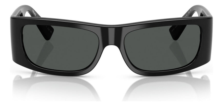 Gafas de Sol Versace Negras Unisex Lentes Grises VE4482