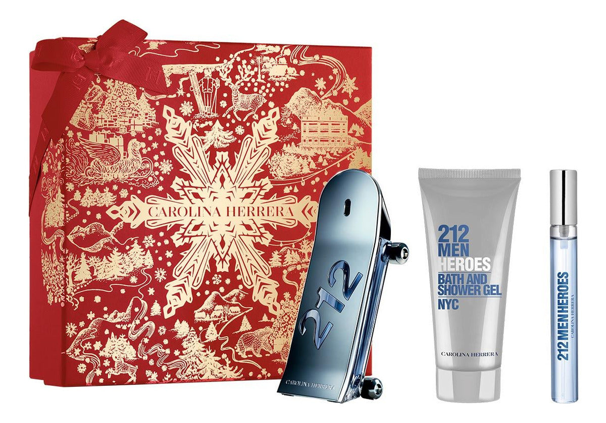 SET 212 HEROES MEN EDP (90ML+SG100ML+MGSP)