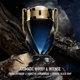 Perfume Amaderado para Hombre INVICTUS Par 100 ml - Paco Rabanne