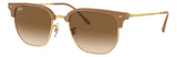 Gafas de Sol Ray Ban New Clubmaster Beige Oscuro Mujer Lentes Marrón RB4416 - 67215151