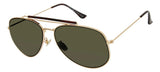 Gafas de Sol Tommy Hilfiger Doradas Unisex Lentes Verdes X64006