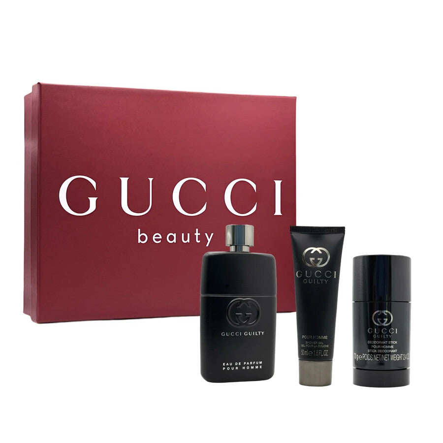 Set Perfume Hombre Gucci Guilty EDP (90ML+SG50+DEO75)