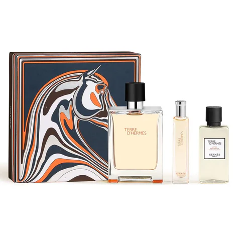 Set Hermes Terre Dhermes (Edt100Ml+Edt15Ml+Asl40Ml Fdp25)