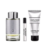 Set Montblanc Para Hombre Explorer Platinum