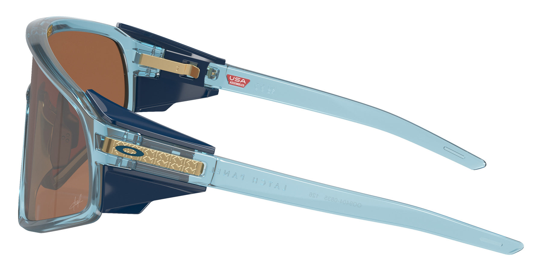 Gafas Deportivas Oakley Latch Panel Celestes Unisex Lentes Marrón OO9404