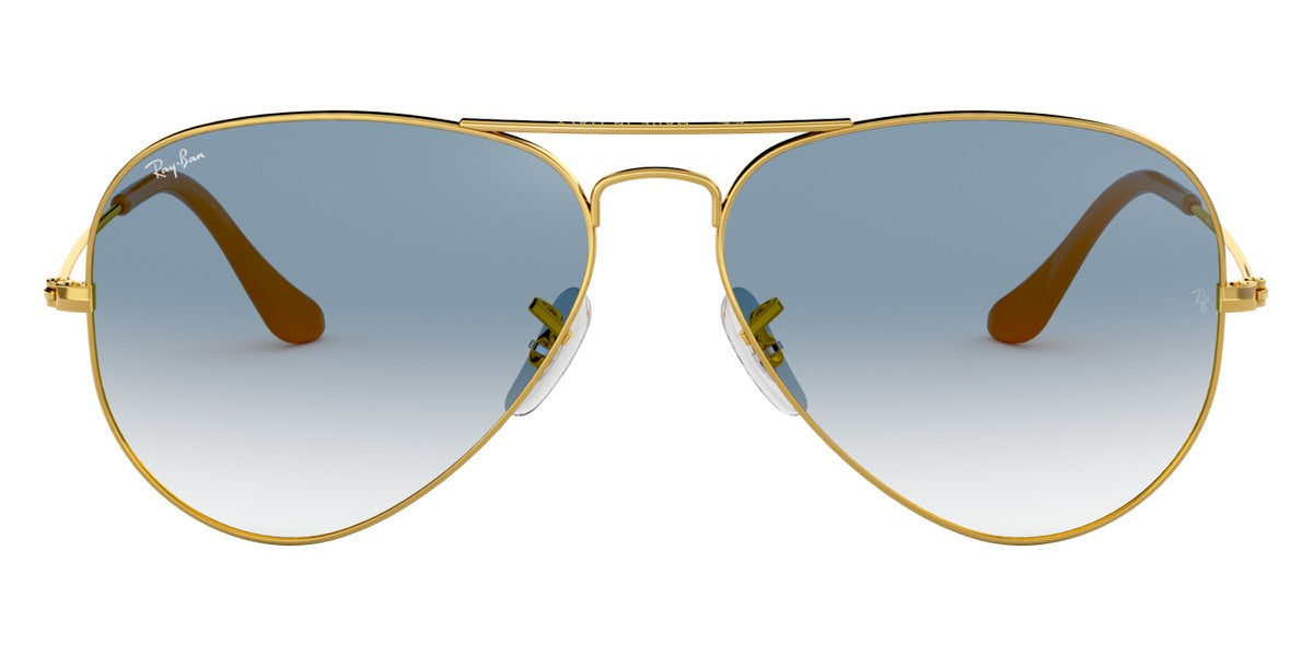 Gafas de Sol Ray Ban Aviador Doradas Unisex Lentes Azules Degradados RB3025L - 001/3F58