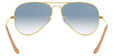Gafas de Sol Ray Ban Aviador Doradas Unisex Lentes Azules Degradados RB3025L - 001/3F58