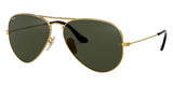 Gafas de Sol Ray Ban Aviador Doradas Unisex Lentes Verdes RB3025 - 18158