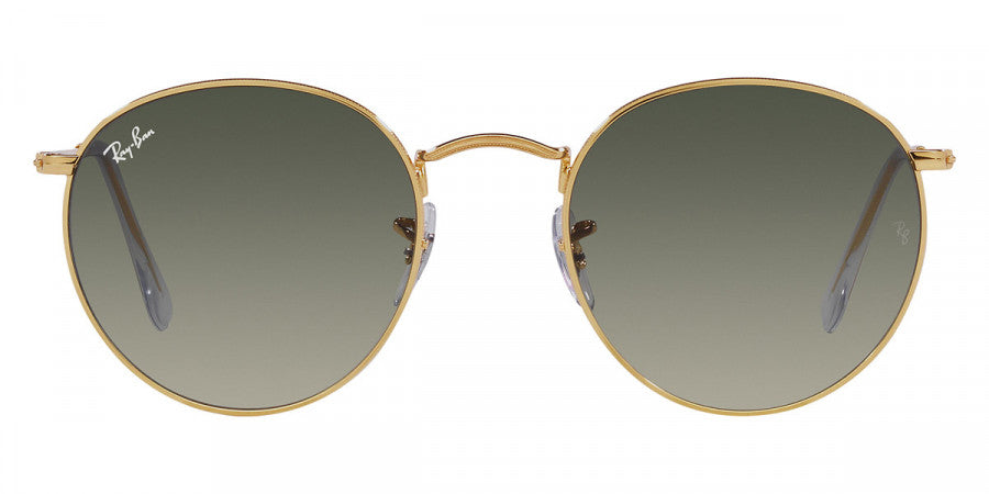 Gafas de Sol Ray Ban Round Metal Doradas Unisex Lentes Grises RB3447 - 001/7150