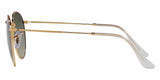 Gafas de Sol Ray Ban Round Metal Doradas Unisex Lentes Grises RB3447 - 001/7150