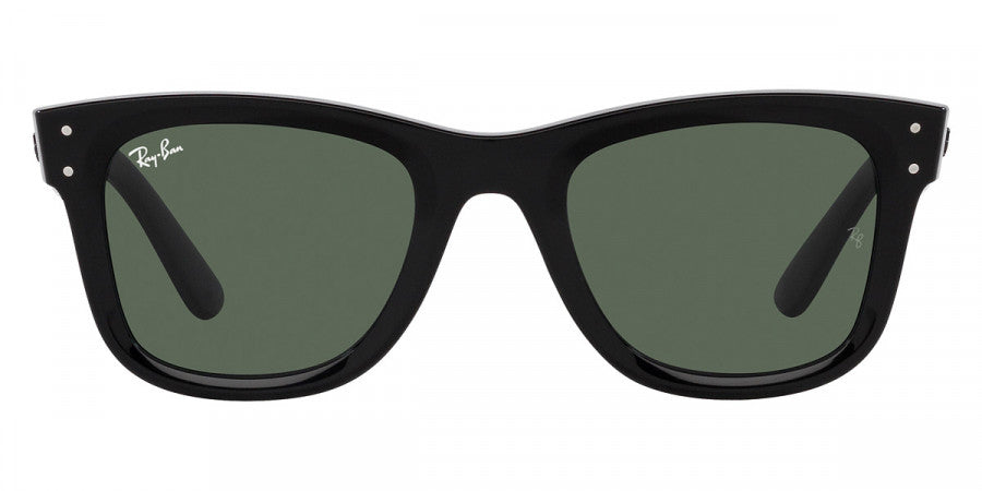 Gafas de Sol Ray Ban Wayfarer Reverse Negras Unisex Lentes Verdes RBR0502S - 6677VR53