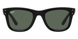 Gafas de Sol Ray Ban Wayfarer Reverse Negras Unisex Lentes Verdes RBR0502S - 6677VR53