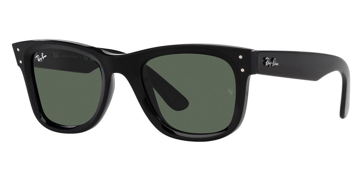 Gafas de Sol Ray Ban Wayfarer Reverse Negras Unisex Lentes Verdes RBR0502S - 6677VR53