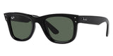 Gafas de Sol Ray Ban Wayfarer Reverse Negras Unisex Lentes Verdes RBR0502S - 6677VR53