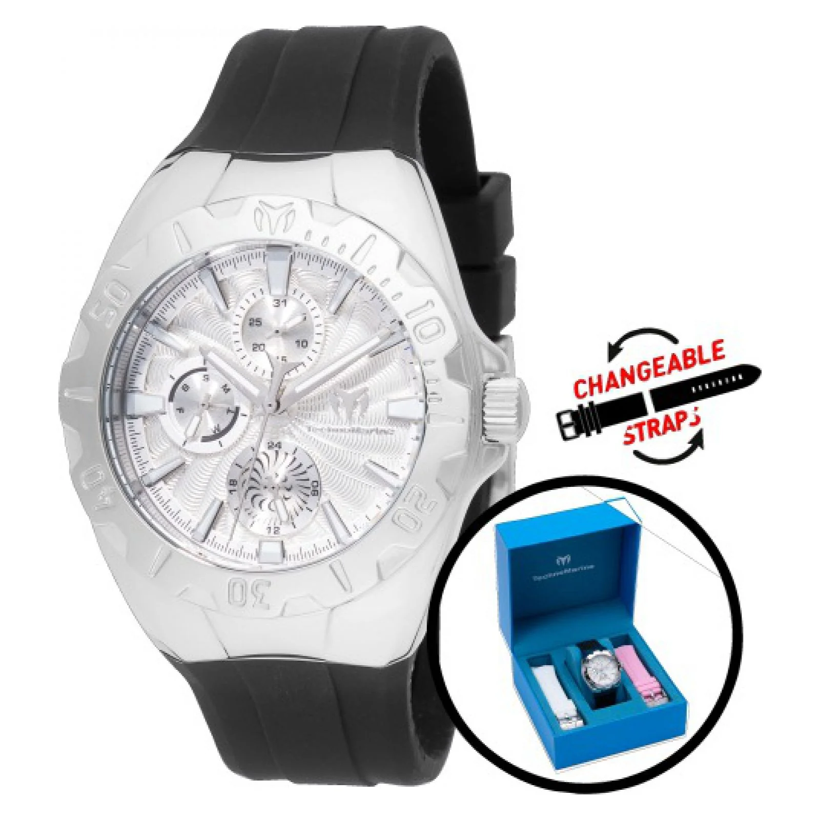 Reloj Technomarine 3 Pulsos Mujer TM124006