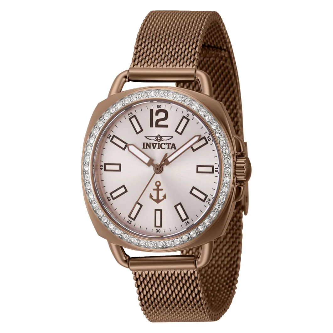 RELOJ PARA MUJER INVICTA OCEAN VOYAGE 46295 - MARRÓN