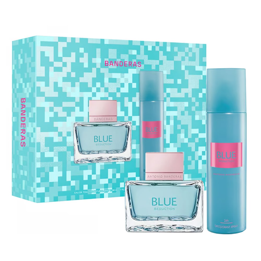 SET PERFUME MUJER BLUE SEDUCTION WOMAN EDT (80ML + DEO150ML)
