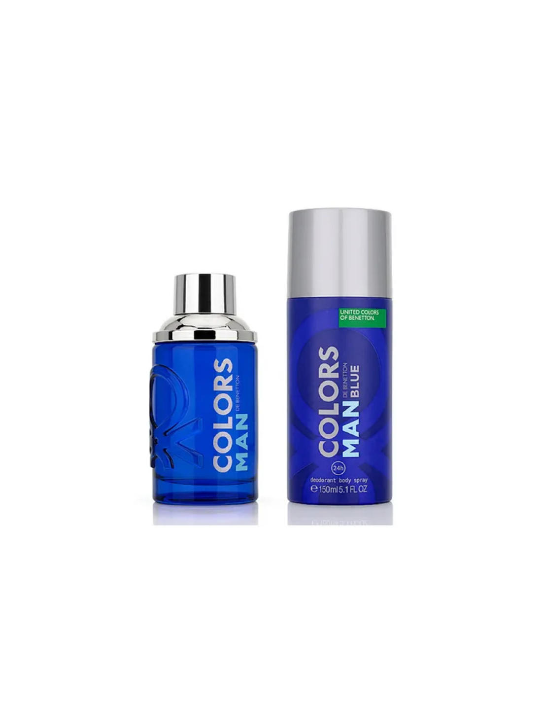Set Benetton Colors Man Blue Hombre EDT (100ML+DEO150ML)