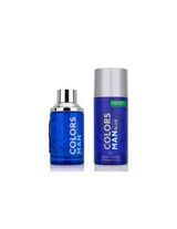 Set Benetton Colors Man Blue Hombre EDT (100ML+DEO150ML)