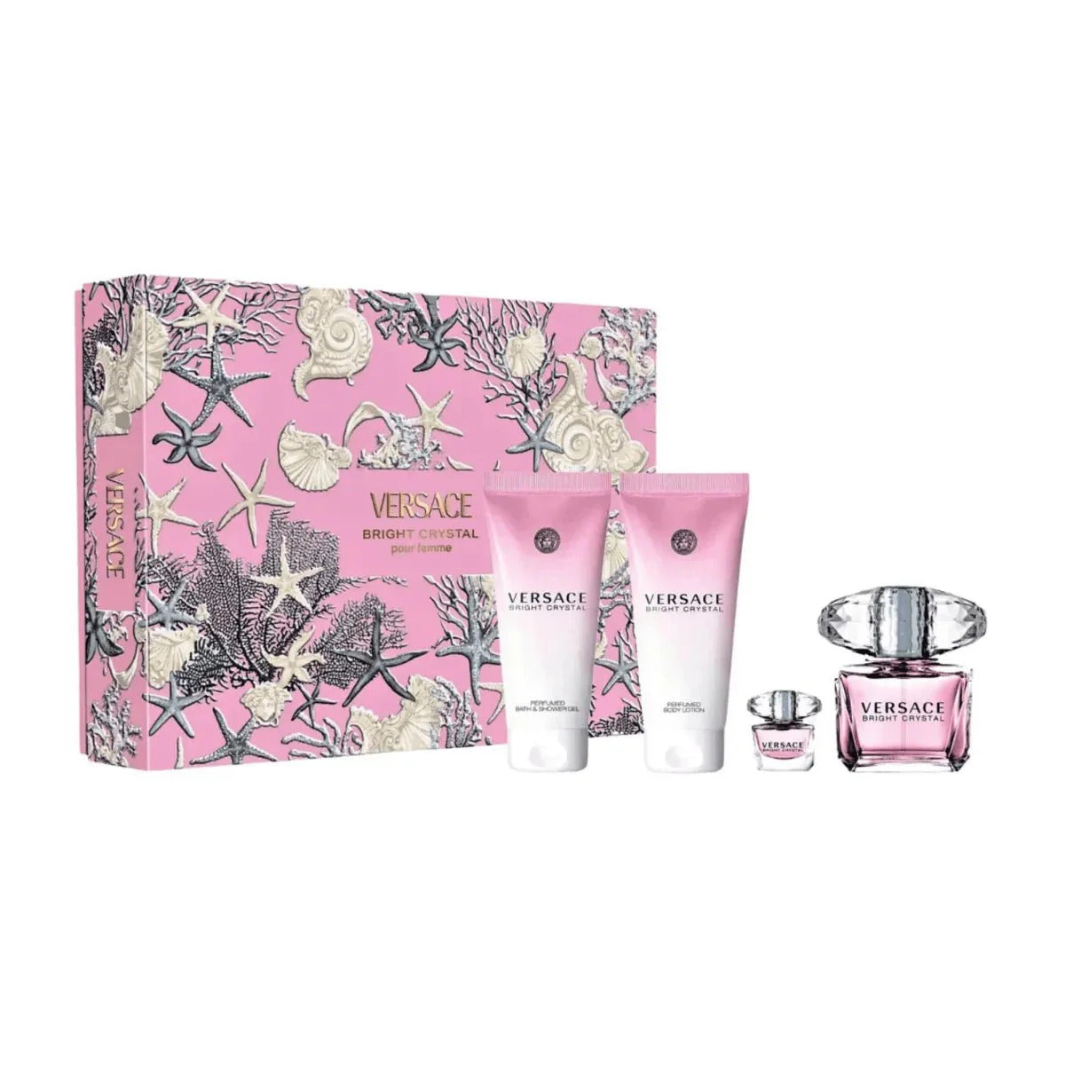 Set Brigth Crystal Edt (90ml + Bl100ml + Bsg100ml + 5ml)