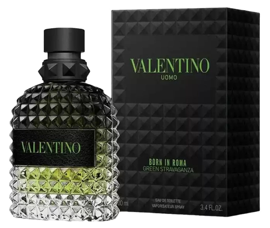 Perfume Valentino ⁠⁠Uomo Born In Roma Green Stravaganza EDP 100