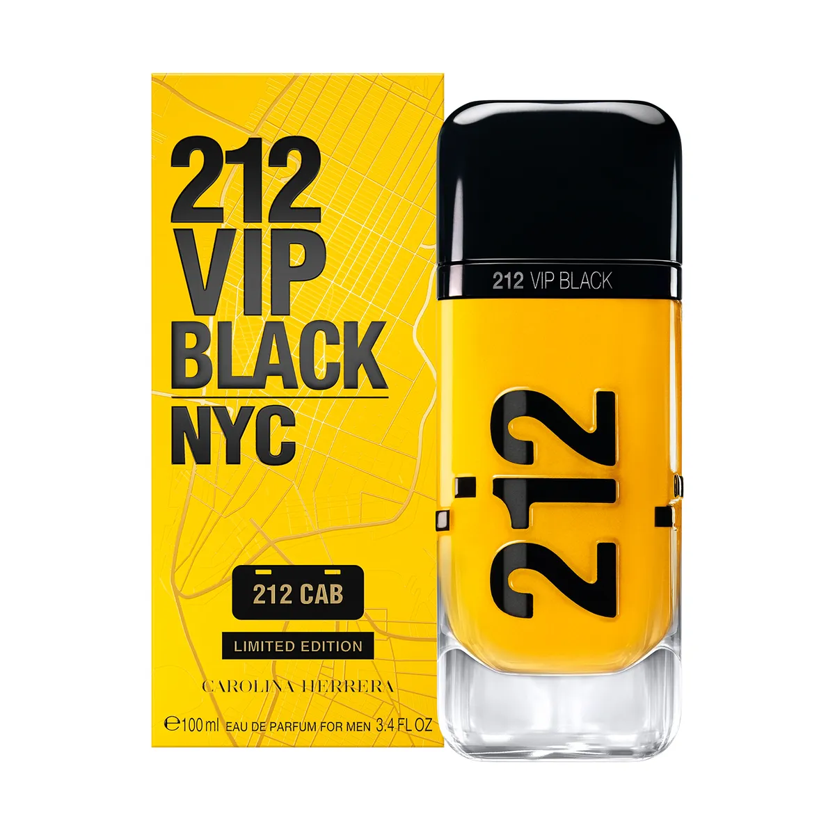 Perfume CH 212 Vip Black Cab Hombre EDP 100ml