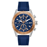 Reloj Guess Hombre Defender. Reloj Silicona Azul GW0967G4