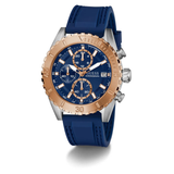 Reloj Guess Hombre Defender. Reloj Silicona Azul GW0967G4