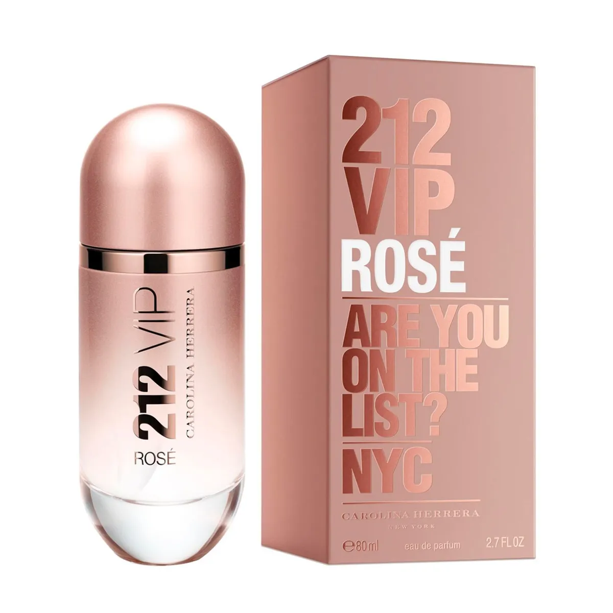 Perfume CH 212  Vip Rose Mujer ED 80ml