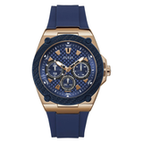 Reloj Guess Hombre Legacy. Relojes Silicona Azul W1049G2