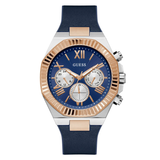 Reloj Guess Hombre Equity. Reloj Silicona Azul GW0791G2