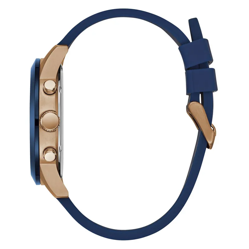 Relój Guess Hombre Atlas. Relój Silicona Azul W1055G2