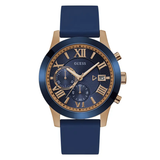 Relój Guess Hombre Atlas. Relój Silicona Azul W1055G2